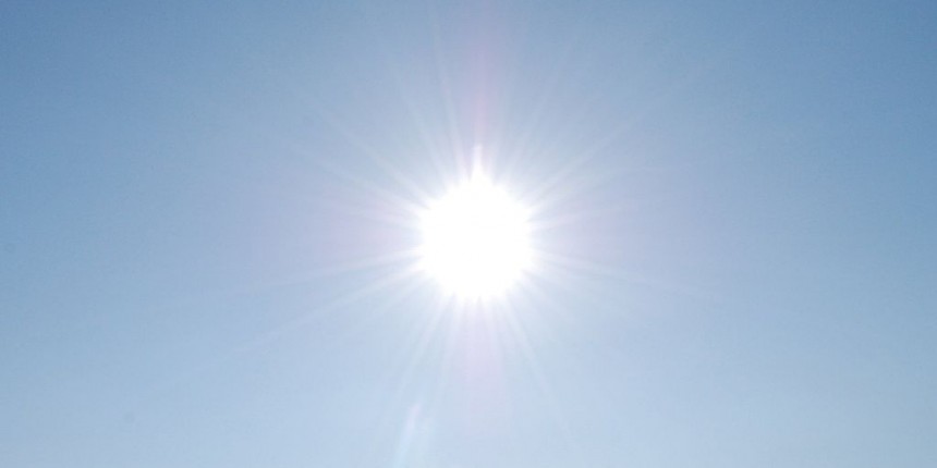 Sun in the sky
