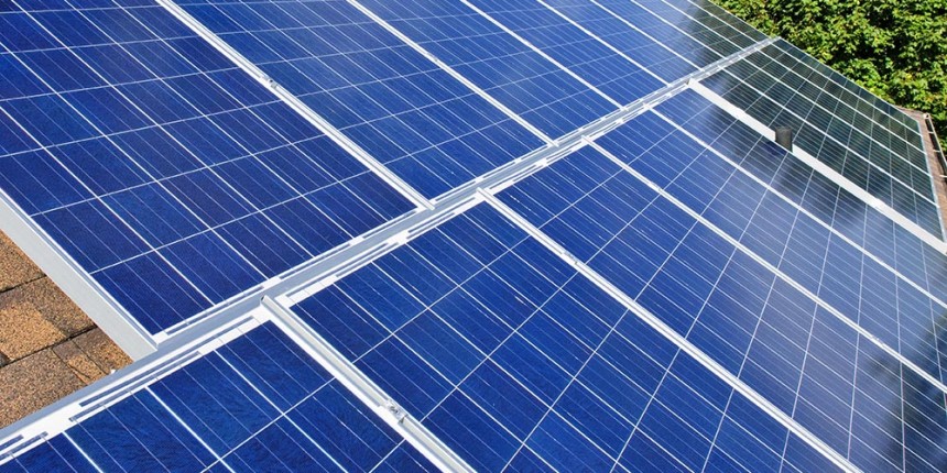 Rooftop solar panels